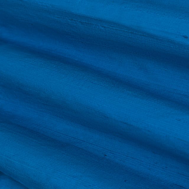 Royal Blue Raw SIlk Fabric 100gm