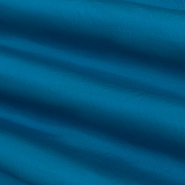 Teal Blue Pure Silk Fabric 50gms