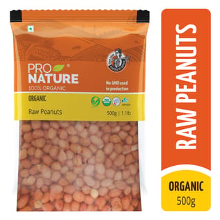 Organic Raw Peanuts 500g