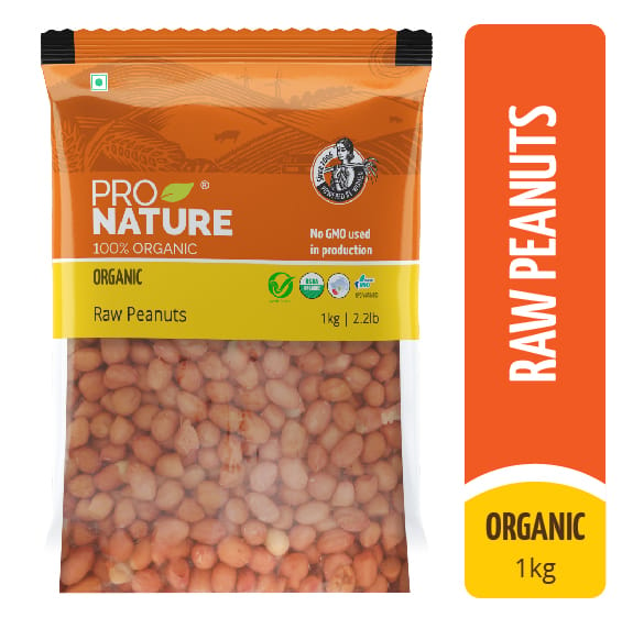 Organic Raw Peanuts 1 Kg