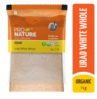 Organic Urad White Whole 1 Kg