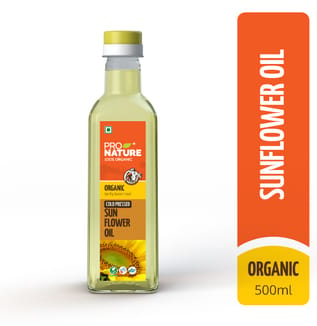 Organic Sunflower Oil 500ml