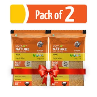 Organic Foxtail Millet 500g-Navane (Pack of 2)