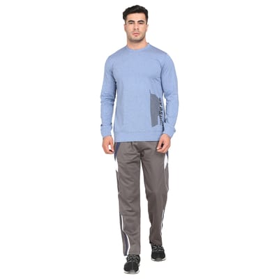Rs 342/Piece-Gypsum Men's Sweatshirt Light Blue - Set of 4