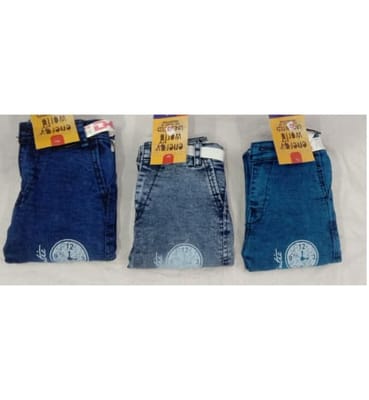 Rs 142/Piece - Cute Guy Dobby Slim Fit Light Torn for Boys Set Of 18,
