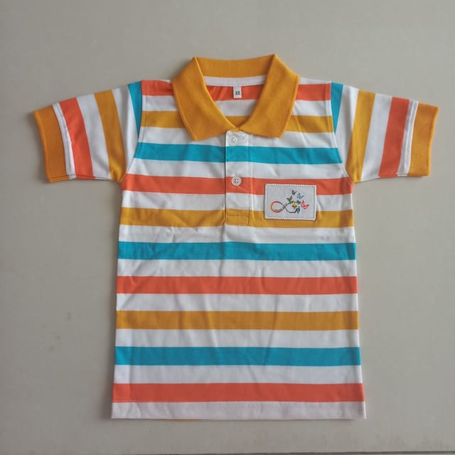 Sishya Multi Color Sports T Shirt - LKG and UKG with Nursery Logo