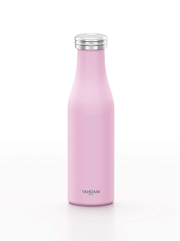 Verve Blush Pink Stainless Steel Bottle - 500 ml                                                                                                                                                                        (Exclusive GST)