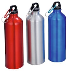 SPORTS BOTTLE WITH CARABINER - GLOSS (750ML)
