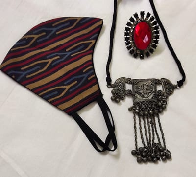 Ajrak Mask By Khyathija
