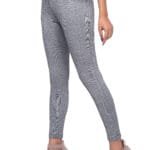 Slim Fit Crease Small Check Grey Jeggings