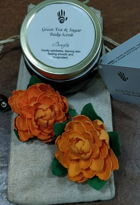 Green Tea And Sugar Body Scrub