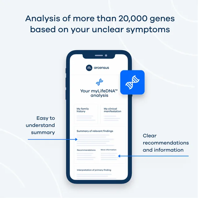 myLifeDNA™ Genomic testing for certainty about your symptoms
