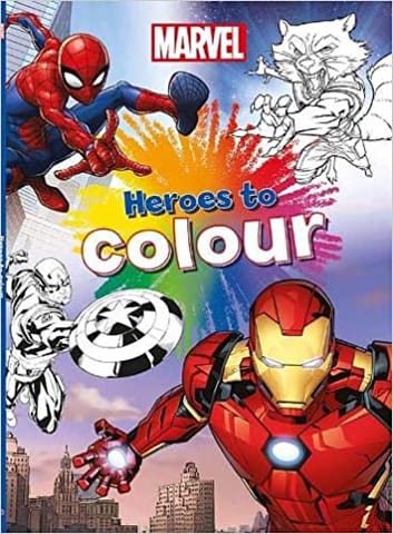 Marvel Heroes To Colour (colouring Book)