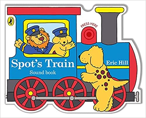 Spots Train Shaped Board Book With Real Train Sound