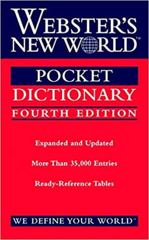 Websters New World Pocket Dictionary Fourth Edition