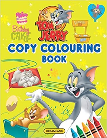 Tom And Jerry Copy Colouring Book