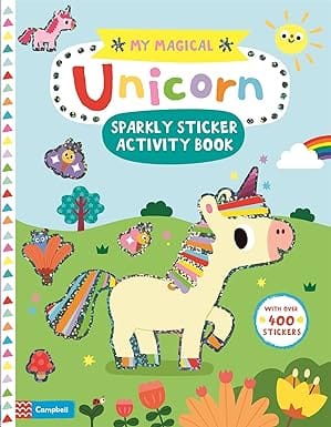 My Magical Unicorn Sparkly Sticker Activity Book (campbell My Magical, 4)