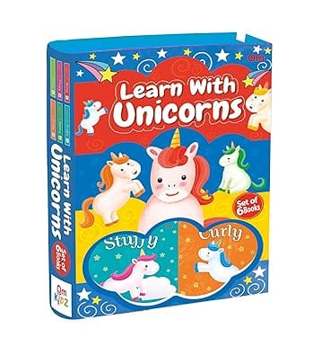 Board Book Learn With Unicorns Boxset - Set Of 6 Books