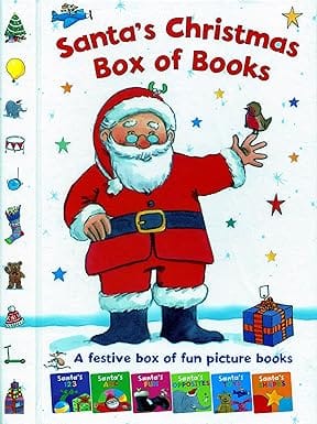 Santas Christmas Box Of Books A Festive Box Of Fun Picture Books