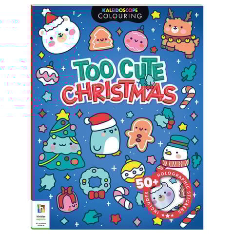 Colouring Too Cute Christmasage