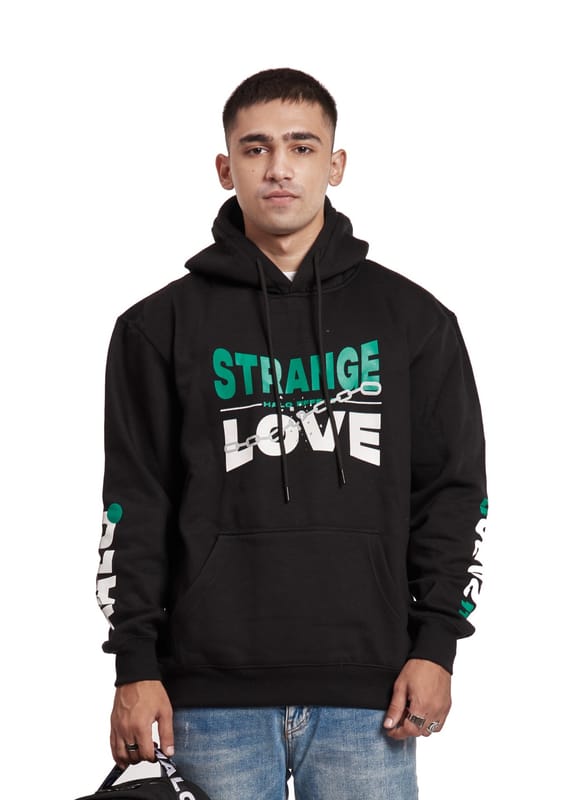STRANGE LOVE HOODIE (BLACK)