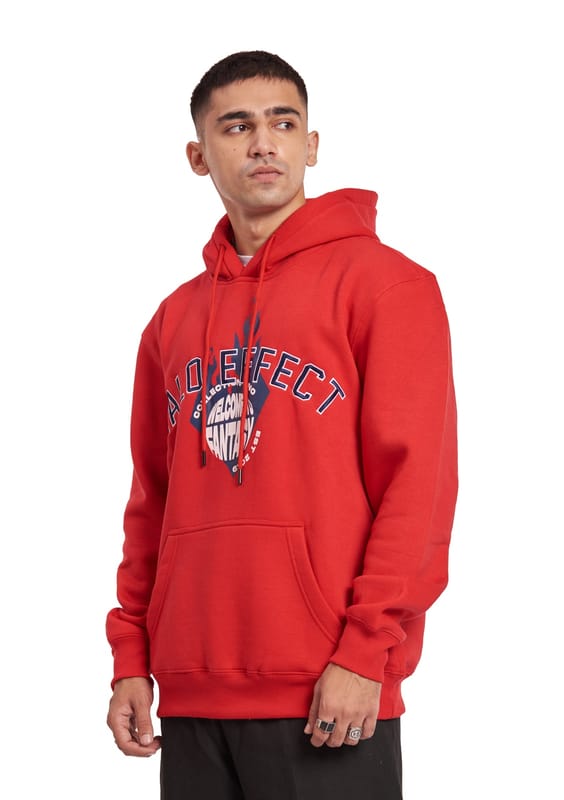 WELCOME TO FANTASY EMBROIDERED HOODIE (RED)