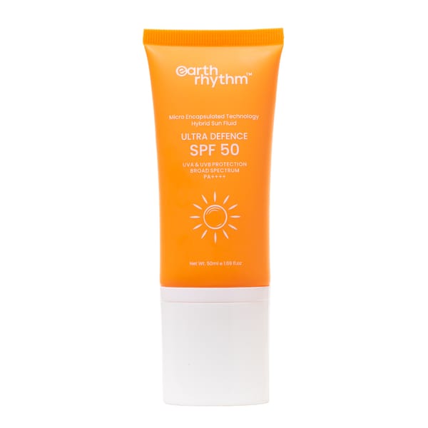 SPF 50 - HYBRID SUN FLUID
PA+++
ULTRA DEFENCE
UVA UVB Protection Liposomal encapsulated Technology