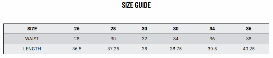 SIZE GUIDE