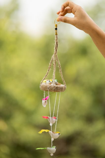 Handmade Jute Hanging Birds