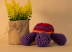 Handmade Crochet Rattle - Turtle (Pack Of 2)