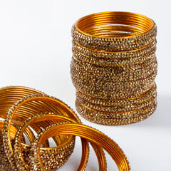Hyderabad Lac Bangles / Traditional / Gold Plated