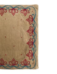 Samuday Crafts Cotton Yarn Dye Lenda Beige Tablemat