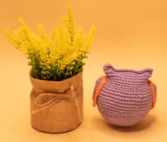 Handmade Crochet Stress Ball - Owl (Pack Of 3)