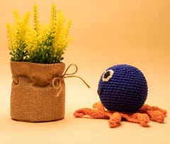 Handmade Crochet Rattle - Octopus (Pack Of 2)