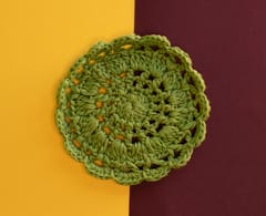 Handmade Crochet Coaster (Pack Of 6)