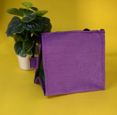 Purple Jute Bag