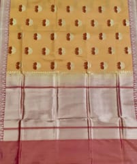 Yellow Banarasi Silk Saree | Gold Jari