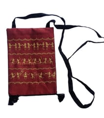 Silk Sling Bag / Warli Art / Stylish