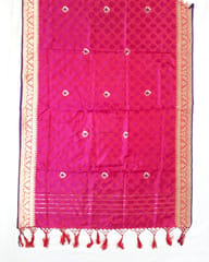 Banarasi Silk Dupatta / Tanchoi Meenakari