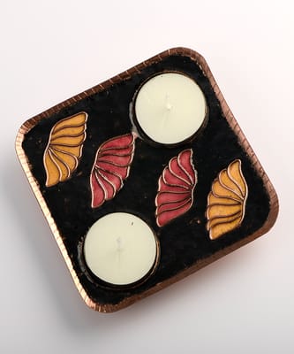 Vasant 4 Lotus Design  Tealight Single