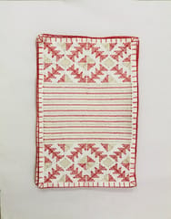 Table Placemat Pack of 6 (Red, White)