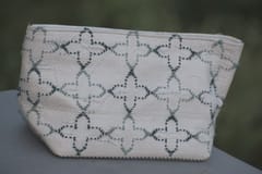 White Taat Wool Hand Pouch | Set of 2 Pouch