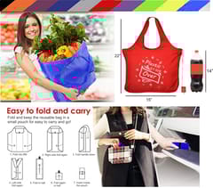 Reusable And Foldable, Eco Friendly Bag In Pink