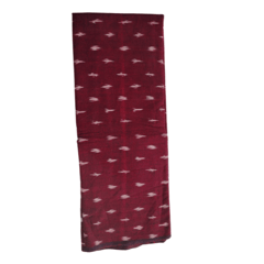 Maroon Ikkat Fabric