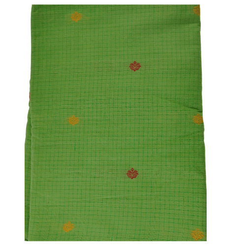 Green Checks Fabric