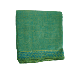 Green Colour Cotton Fabric-1