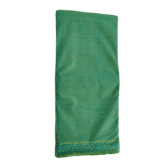 Green Colour Cotton Fabric-1