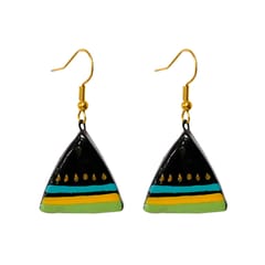 Multicoloured Terracotta Earrings (Geometrical Collection)