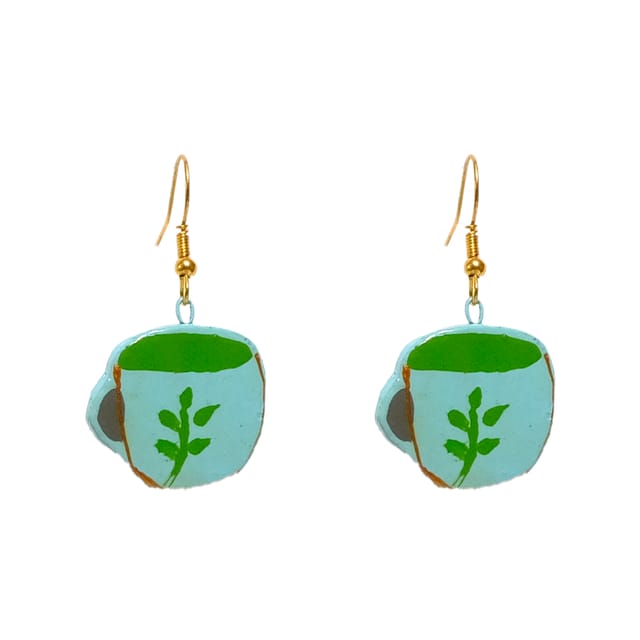 Tea Cup Terracotta Earrings (Kids Collections)