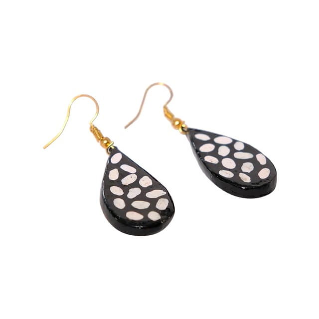 Black Terracotta Earrings (Funky Collection)